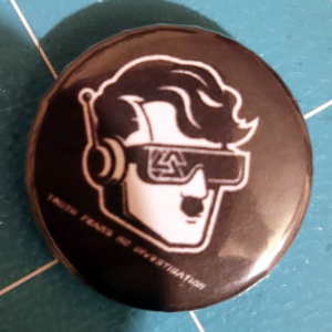 MechaHitler pinback 1" button/badge