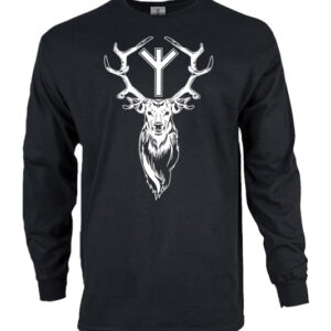 Algiz Rune Elk long sleeve t-shirt